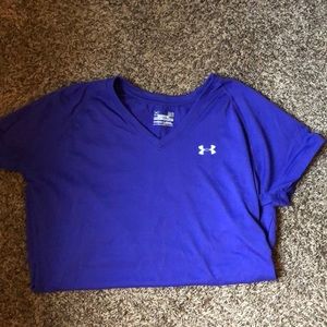 Purple Under Armor Top